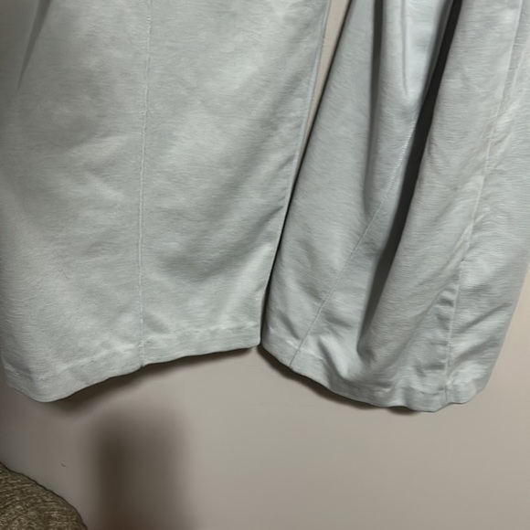 Athleta Eastbound Wide Pant Coast Grey Commuting Travel Work Spandex Sz 18 - Picture 9 of 12